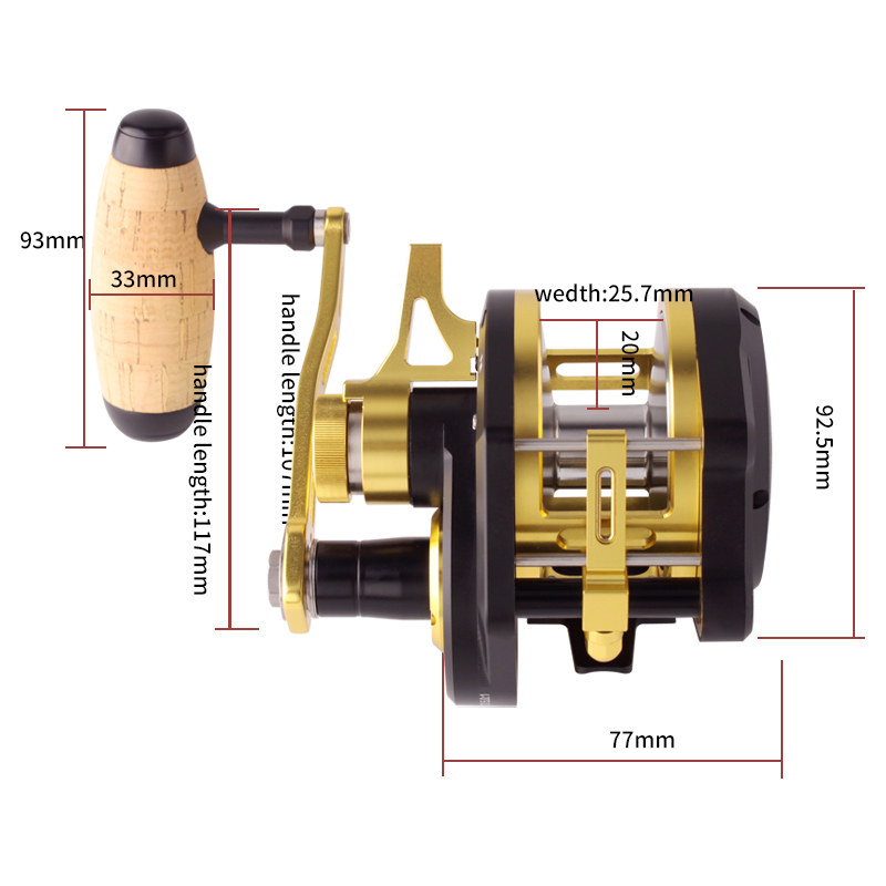 Reel Drag Knob - Mulinello da Pesca RUKE in Metallo