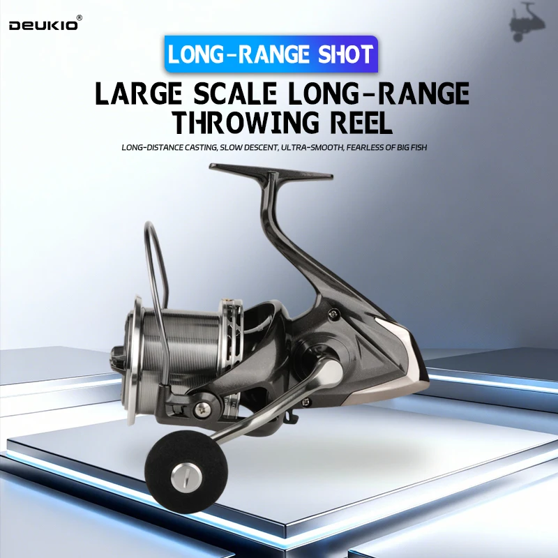 Surf Reel - Mulinello da Pesca Spinning DEUKIO 8000-16000,